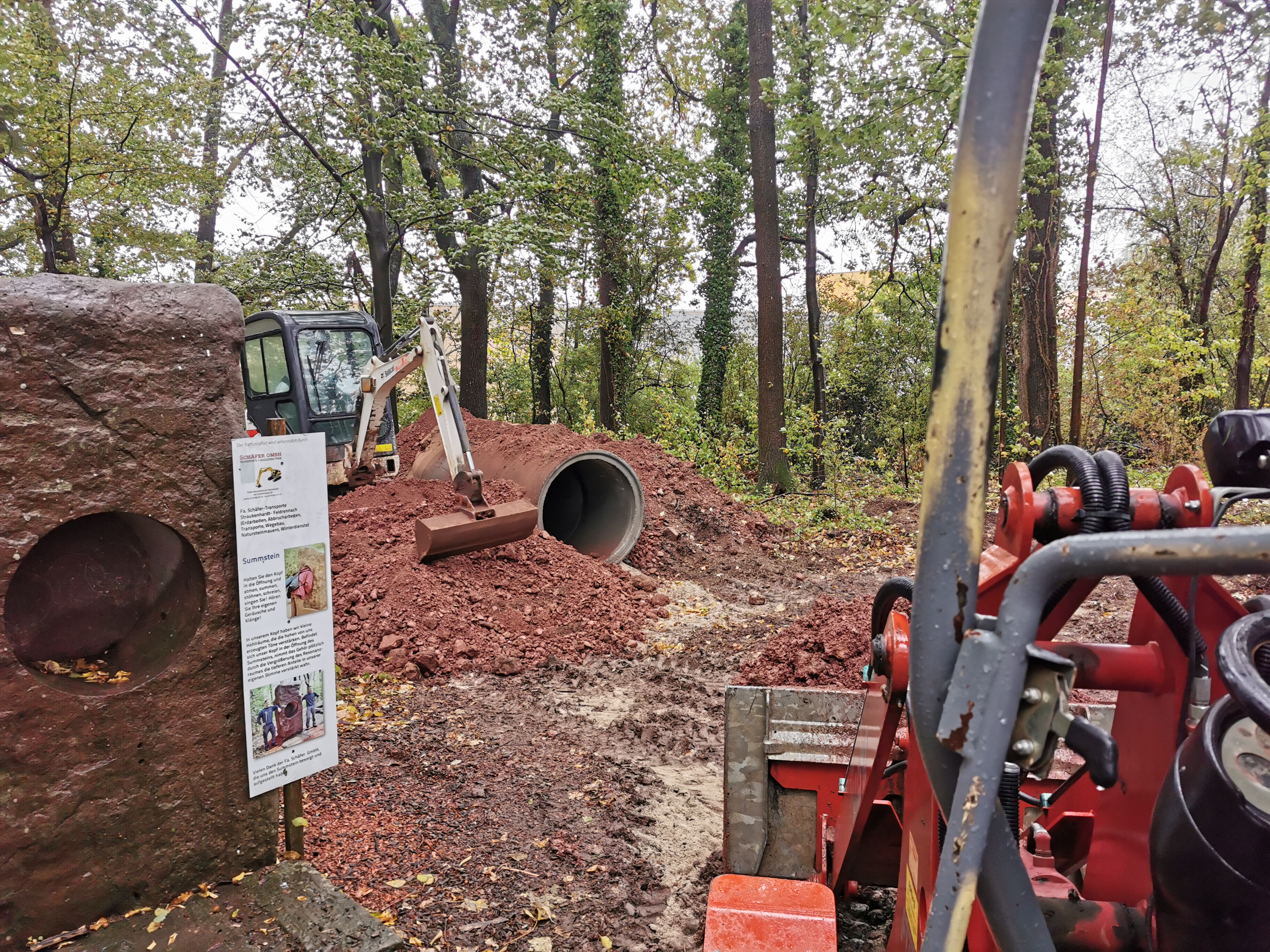 Baumaschinen im Einsatz