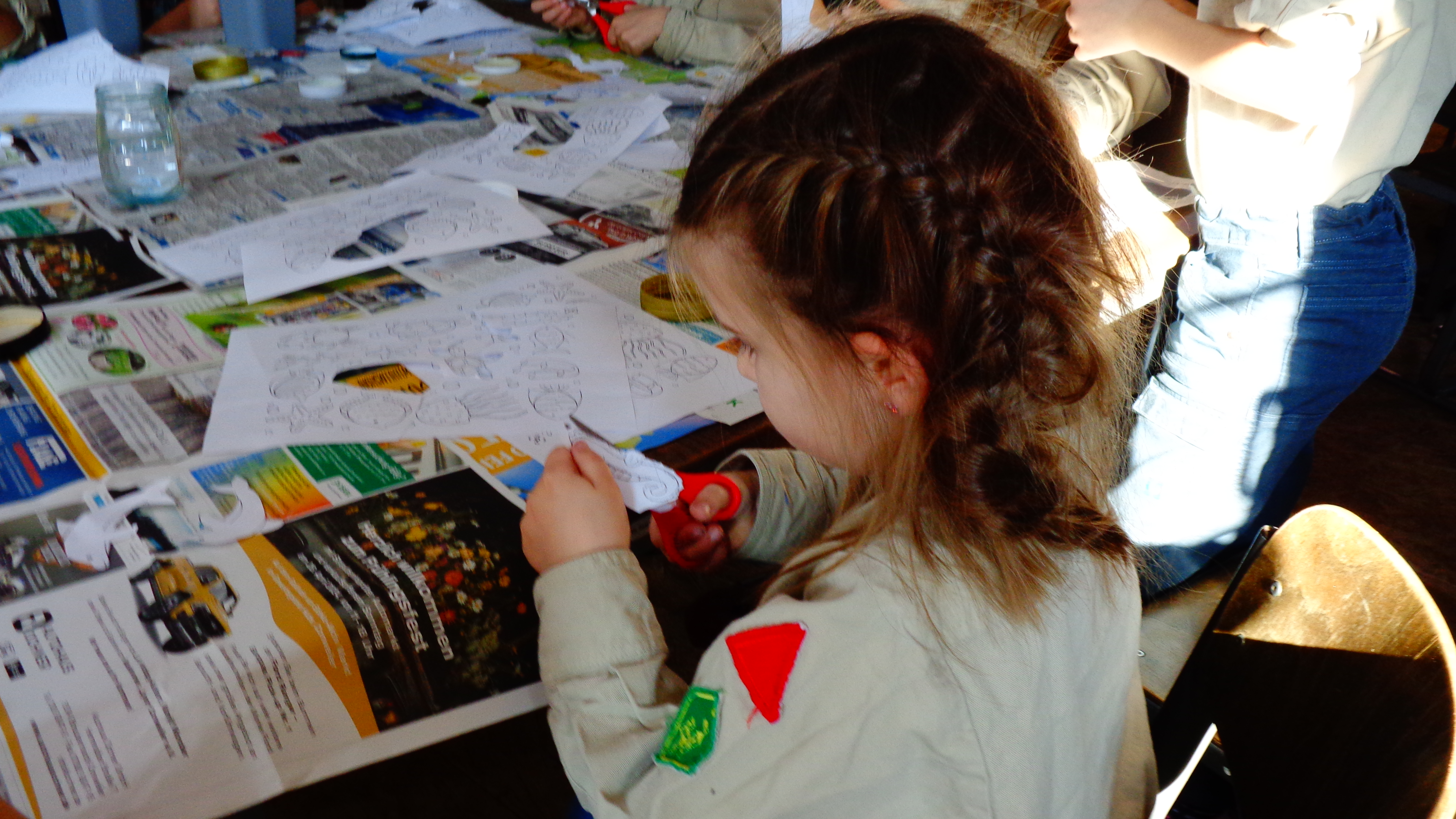 Die Fische müssen sorgfältig ausgeschnitten sein.